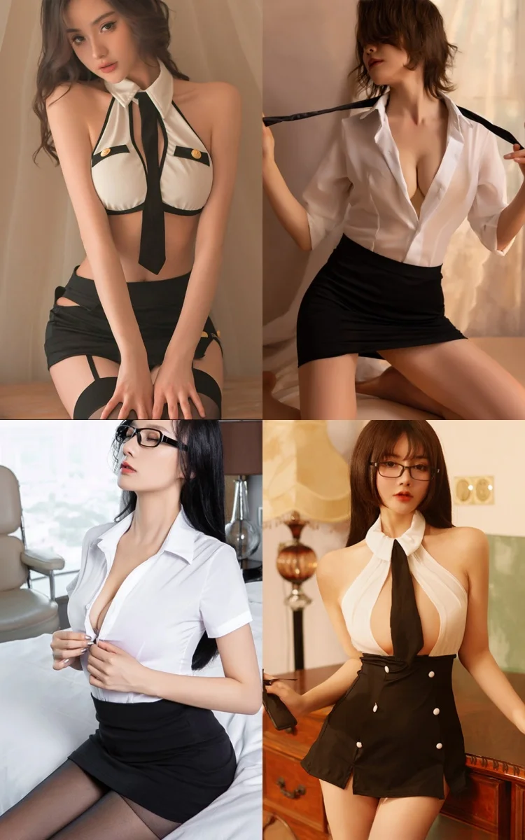 Naughty Lingerie Sexy Secretary OL Hip Skirt Women Cosplay Uniform Seduction Teacher Suit Sexy Costume Women Lingerie Cosplay