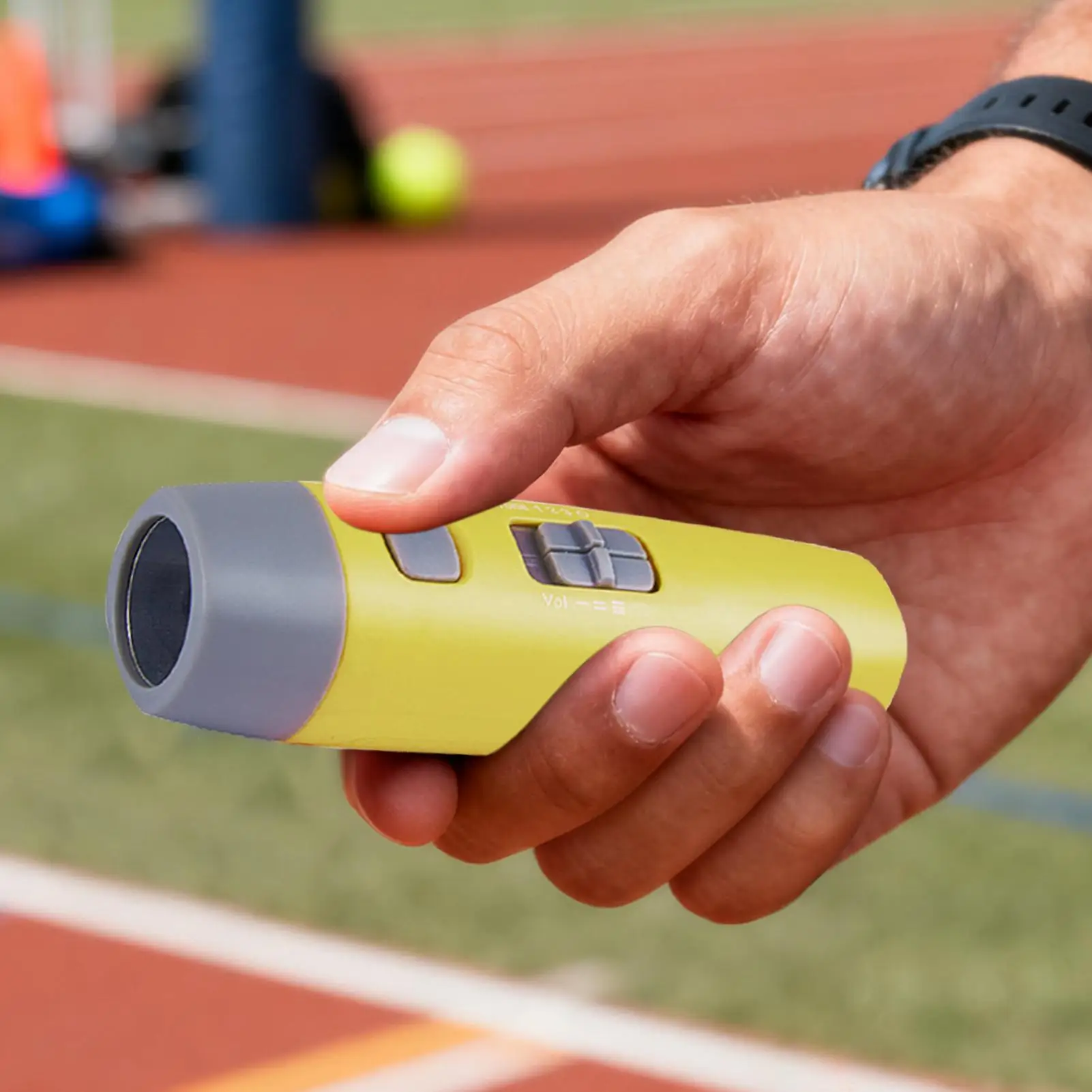 Electronic Whistle 3 High Volume Battery Operated Referee Handheld Whistle with Cord for Football Basketball Volleyball Hockey
