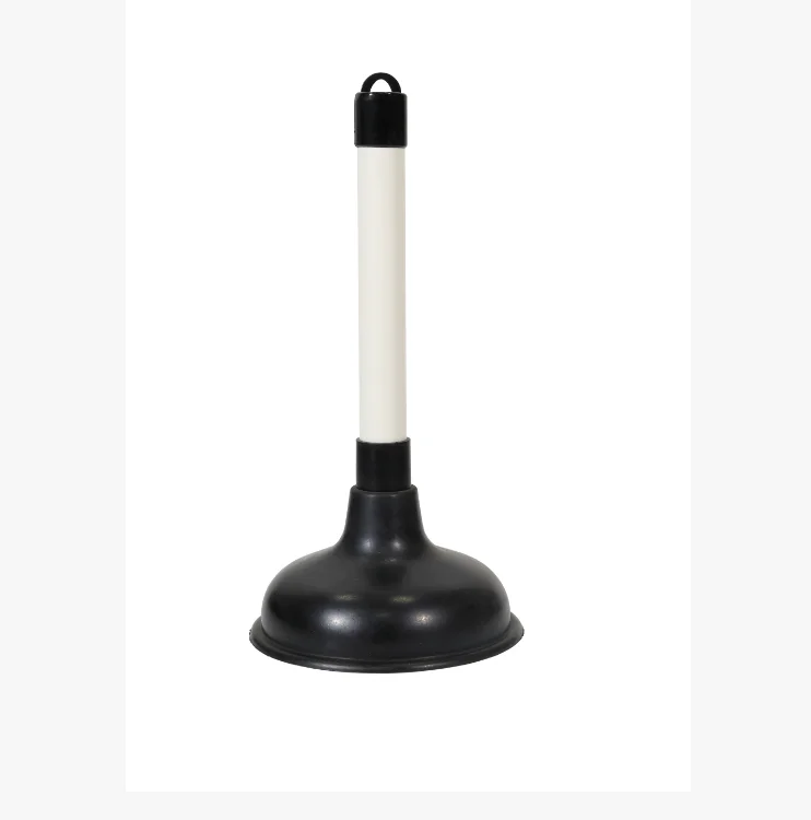 Factory wholesale black long-handled suction cups and white plastic sewer toilet suction cups