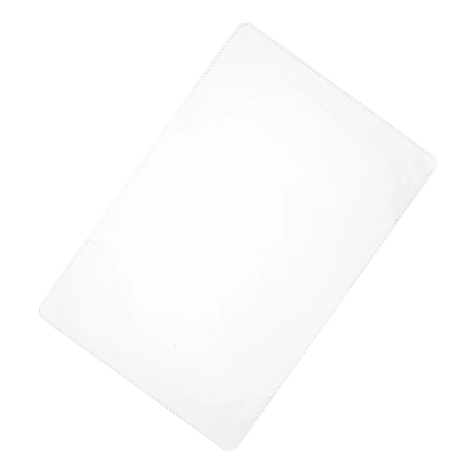 

A6 Transparent PVC Journal Cover Protective Sleeve Clear Notebook Book Protector for Planners Scrapbooks Textbooks Home Office