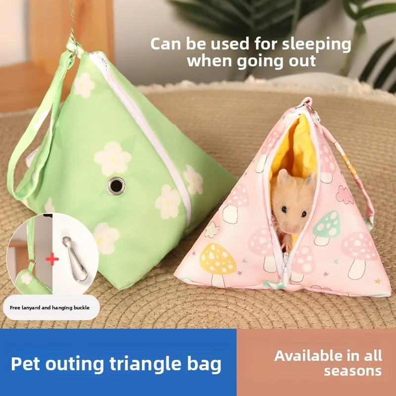 

For Hamster Bag Hamster Nest Small Pets Carry It With You Take It Out Hamster Bag Hamster Supplies Hamster Accessories