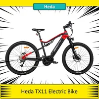 Heda TX11 Electric Bike 750W Poweful Motor 48V 15Ah Battery  45km/h Max Speed 27.5x2.4 inch Tire Mountain E-Bike  50-70km Range