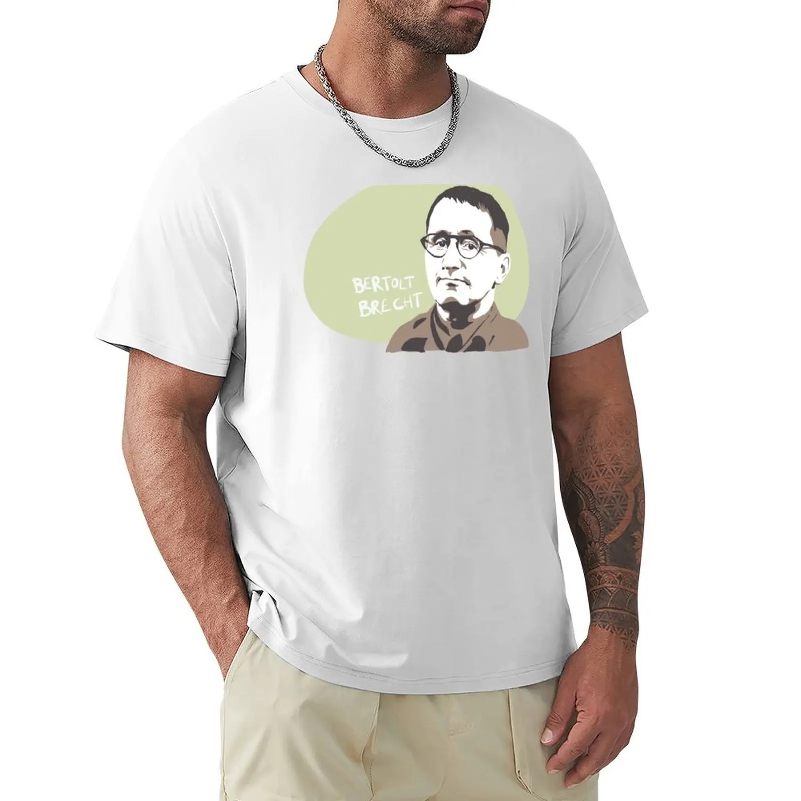 

Bertolt Brecht T-shirt customizeds heavyweights sweat Men's t shirts