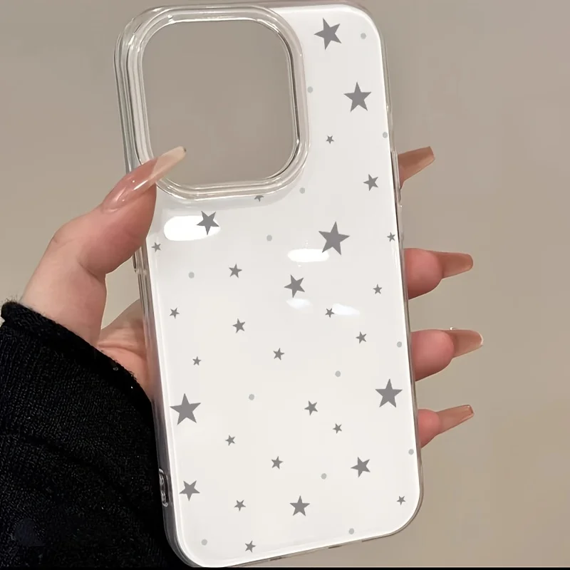 Minimal Heart Star Anti-drop Phone Case For Samsung Galaxy A56 A57 S26 S25 Plus S24 Ultra A57 A37 A36 A07 A17 A27 Bumper Cover