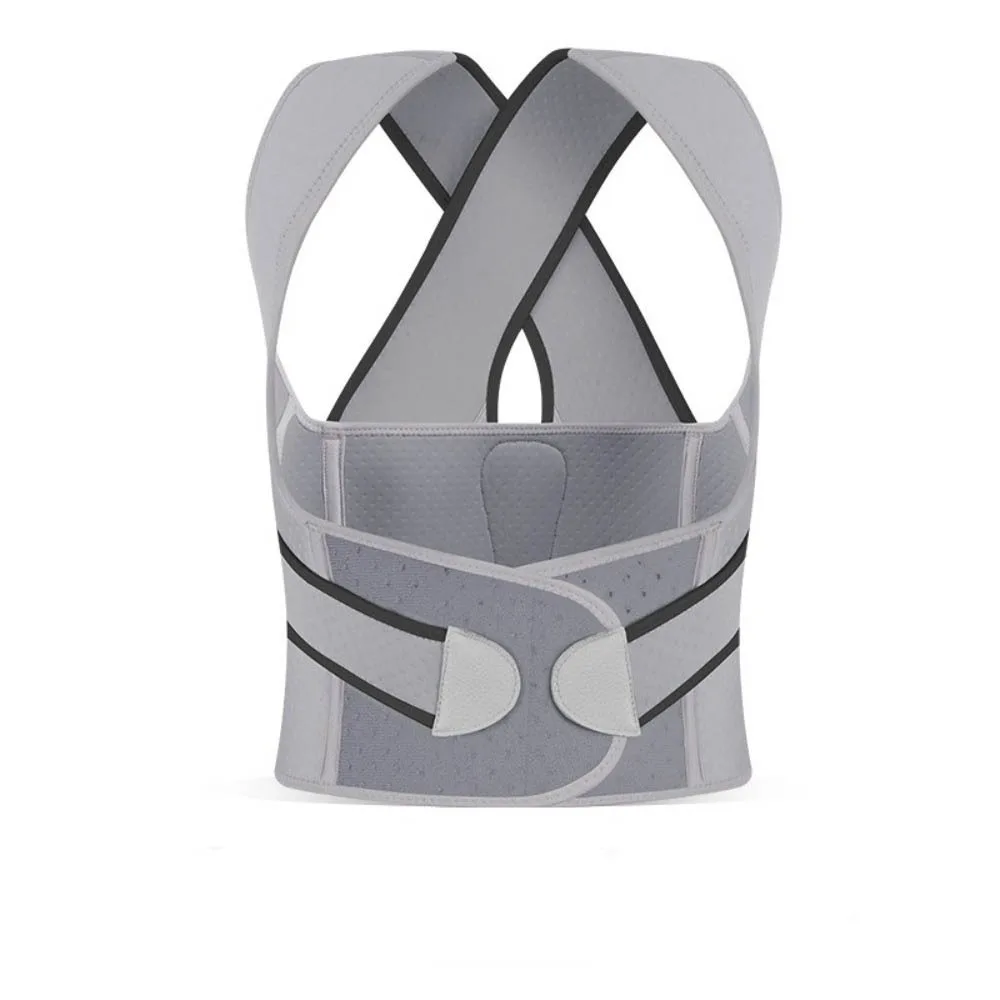 

Adjustable Back Support Brace Upper Back Brace Lower Back Brace Posture Corrector Full Back Support Shoulder Straightener
