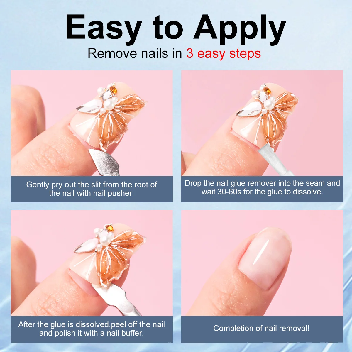 10 مللي مزيل هلام الأظافر بسرعة إزالة وهمية مسمار السائل جيل للأظافر سقيفة مزيل غير ضارة مسمار إزالة الصمغ وكيل مستلزمات صالون الأظافر