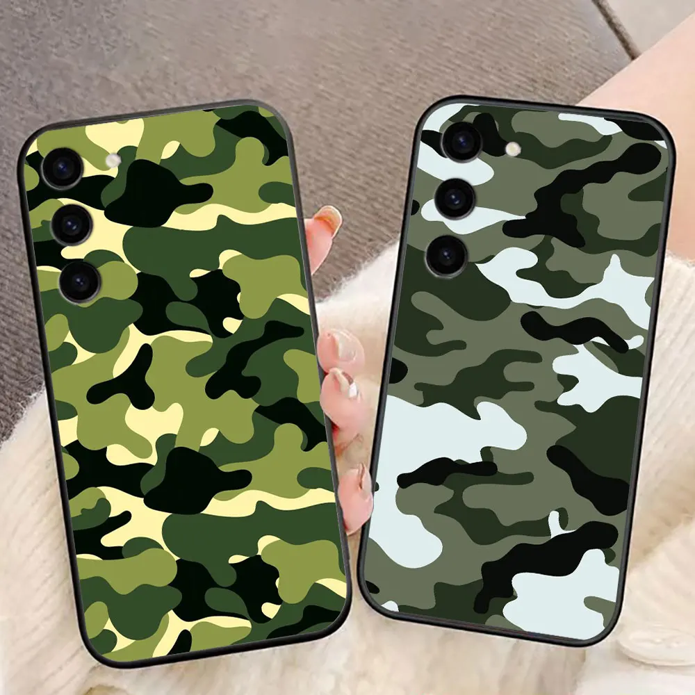 Various Military Camouflage Cover Phone Case For Samsung Galaxy S26 S25 S24 S23 S22 S21 S20 FE S10 Ultra Plus Case Funda Shell