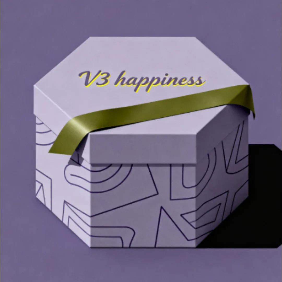 

2025 V3 Cute Plush Doll Gift Set, New la # fufu Cute Vinyl Toys with Mini Keychain Accessories Surprise Blind Box