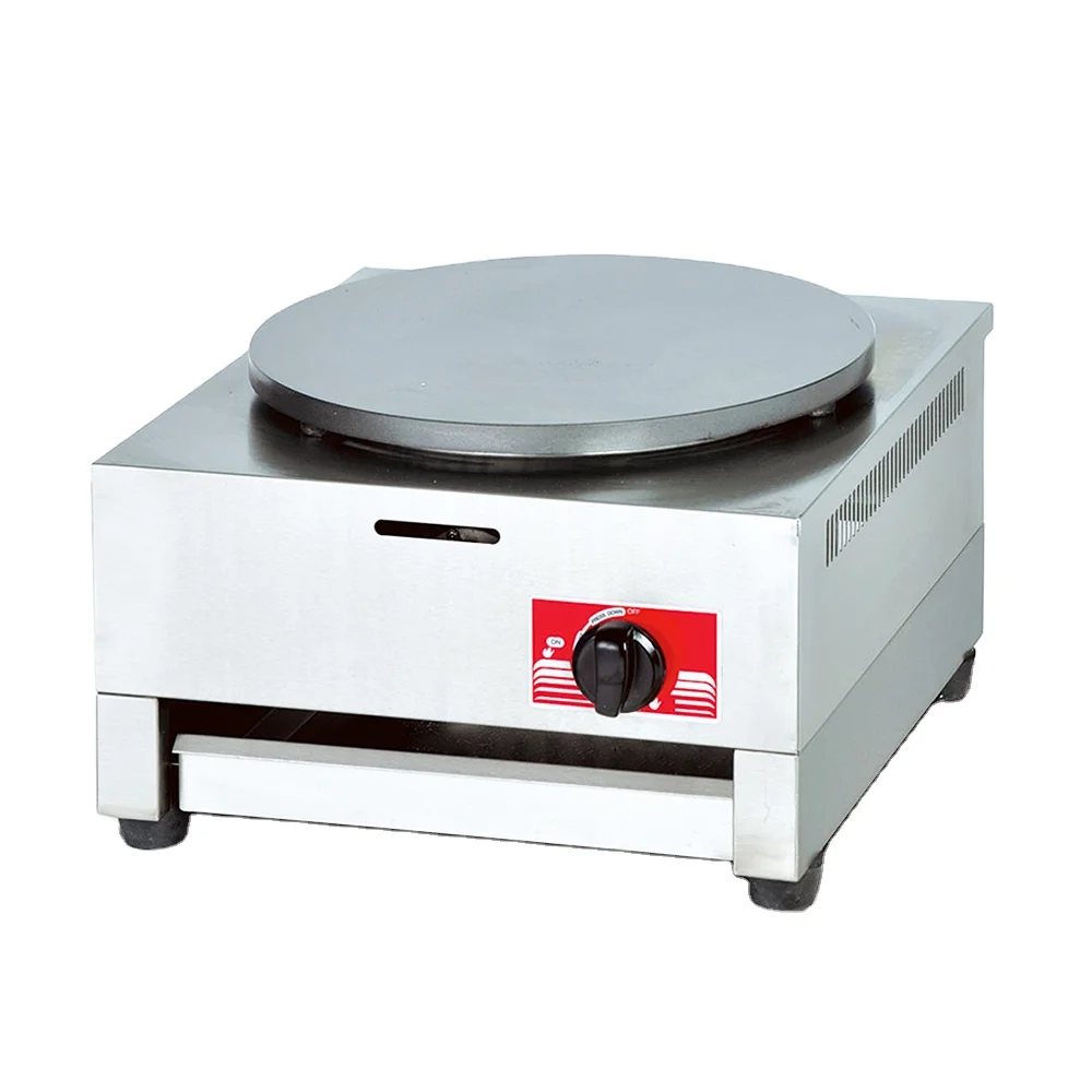 Commercial LP Gas Crepe Maker Temperature Controlled Household Application Machine