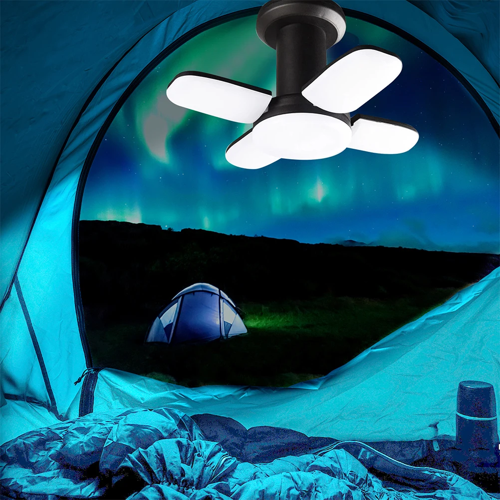 

Solar Tent Lights Camping Lamp Foldable LED Emergency Light ABS Material Outdoor Lighting Tool Portable Lantern