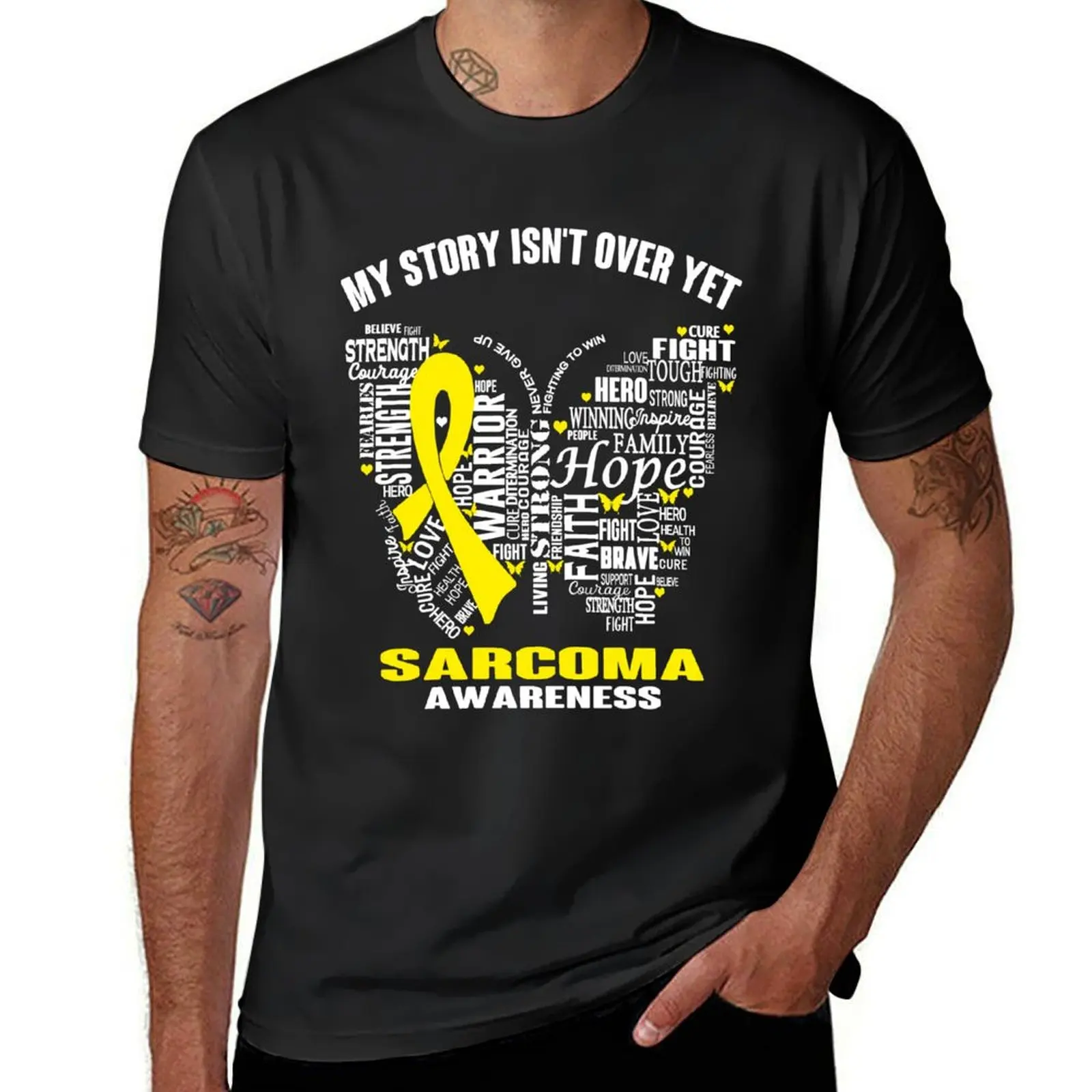

My Story Isn't Over Yet Sarcoma Awareness T-Shirt sports fans summer shirt custom t shirt t shirts for men