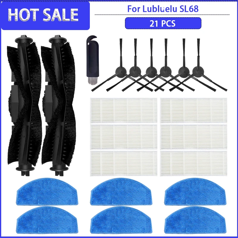 Kompatibel Für Lubluelu SL68 Vakuum Teile Wichtigsten Roller Seite Pinsel HEPA-Filter Mopp Tuch Ersatz Zubehör