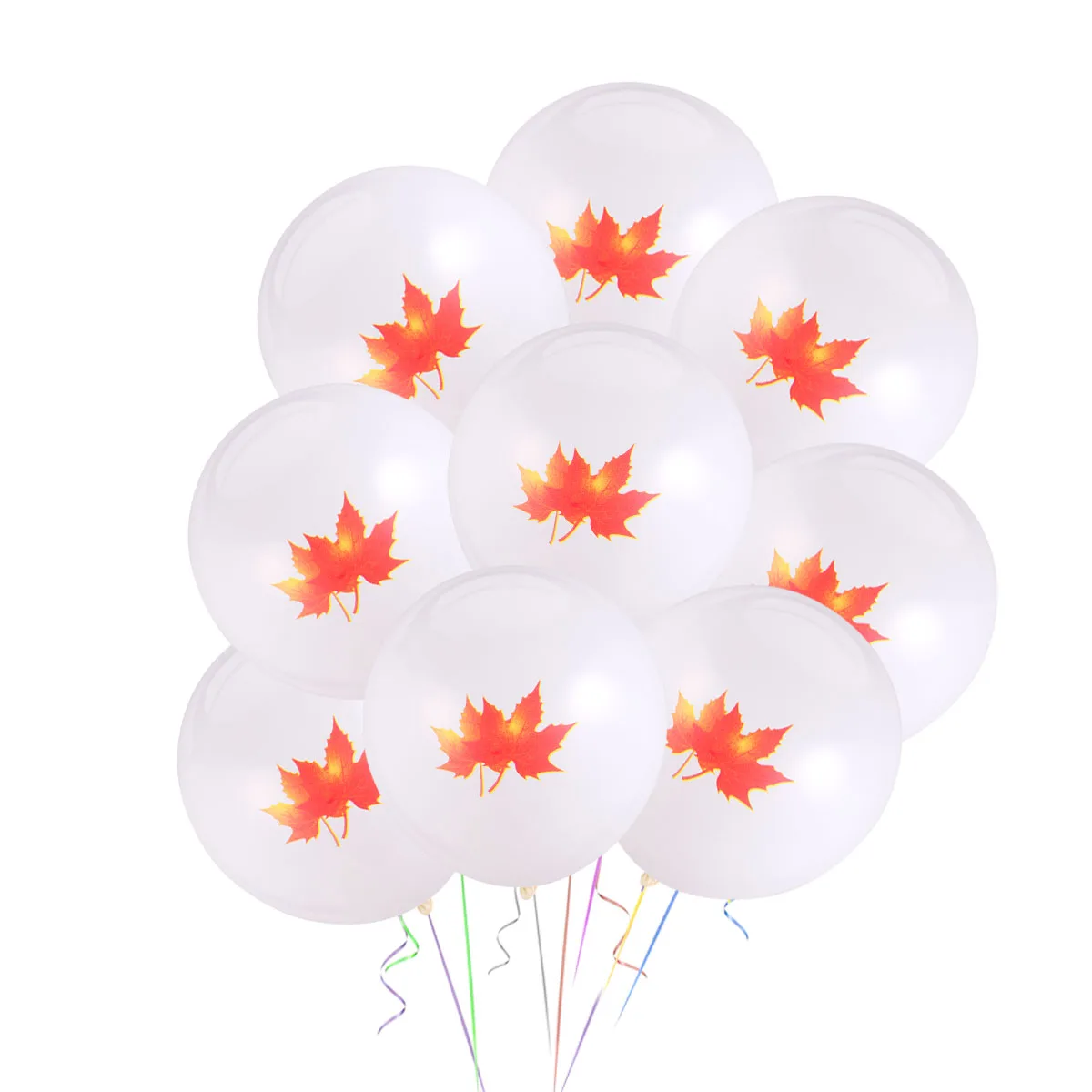 

Party Decoration Balloons Maple Leaf Thanksgiving Decorative Pumpkin Festive Decorations Emulsion for