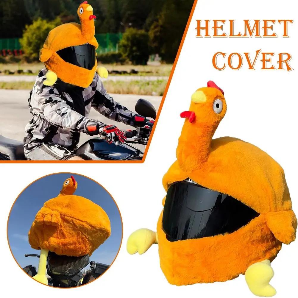 

Motorcycle Cartoon Plush Helmet Cover Hallowmas Helmets Hat Funny Christmas Helmet Protective Case For LS2/AGV Motor Access F6S3