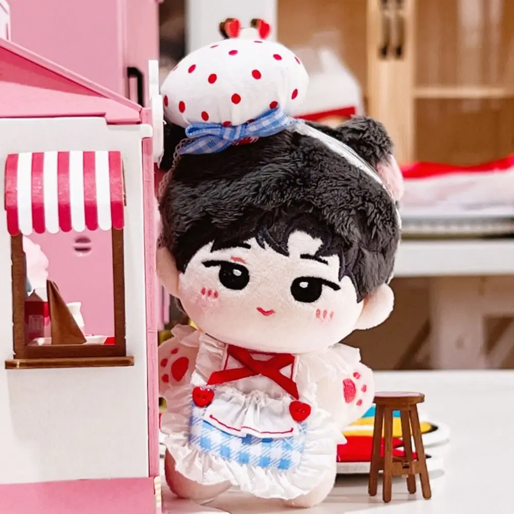 드레스업 코튼 인형 후드티 사랑스러운 아이돌 인형 옷 봉제 인형 귀여운 10CM 코튼 인형 옷 인형 액세서리