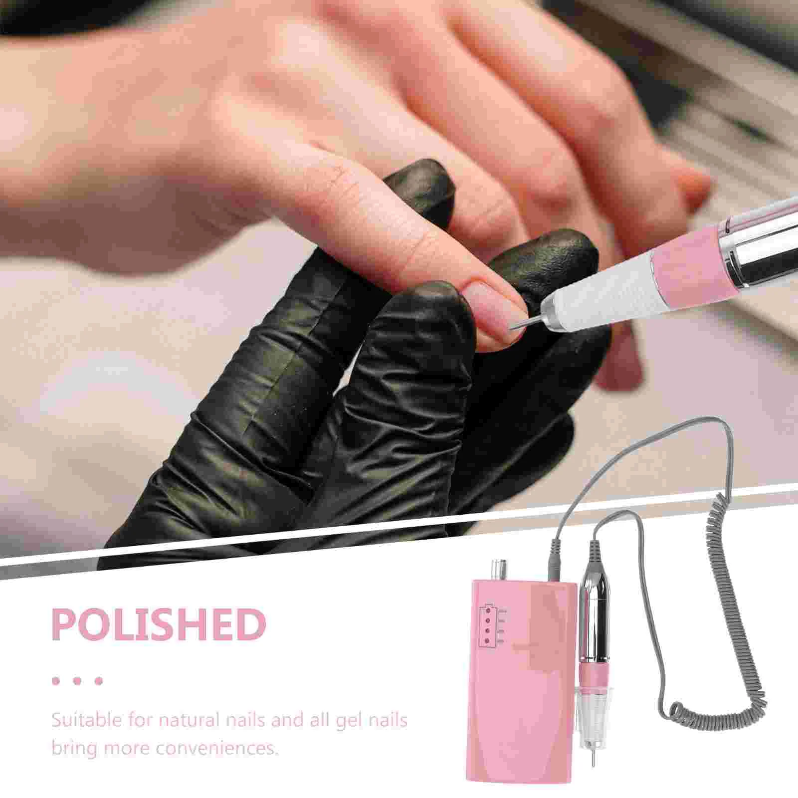 1 conjunto conveniente kit de manicure para unhas, remoção elétrica de esmalte (plugue au), ferramenta para manicure, aparador de moagem