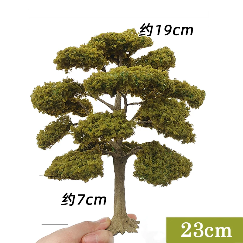 1PC 10/15/23/28cm HO/OO/G Schaal Herfst Model Bomen miniaturen Tuin Landschap Model MINI Platform Trein Spoorweg Layout