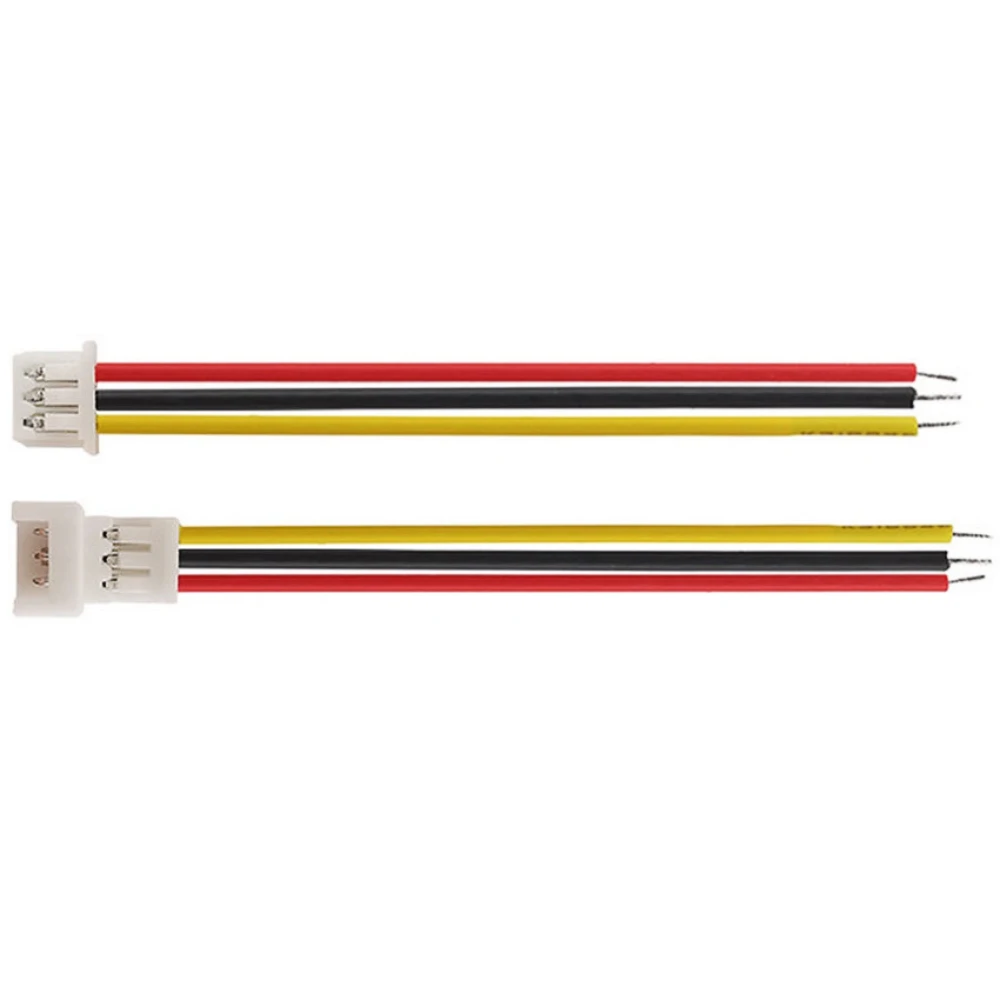50 Pair Micro JST 1.25 3-Pin Male and Female Connector plug with Wires Cables