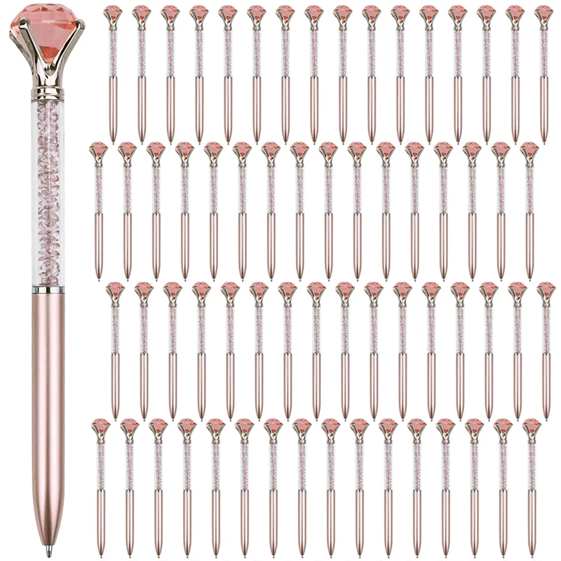 10 100 pièces mode cadeaux de mariage bureau femmes filles en plastique cristal diamant stylo à bille