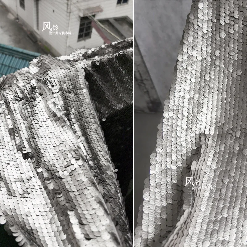

Sequin Fabric for Clothing Dress Stage Background Decoration Fashion Designer Diy Sewing Material Cloth Handmade