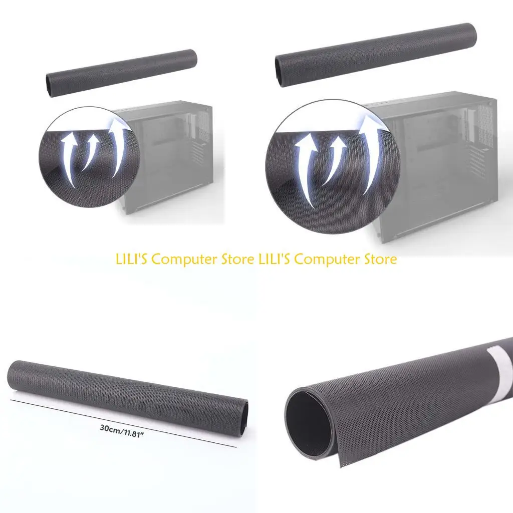 

A52B PVC Dust Mesh Filter for Computer Case, Easy to Clean, Great Heat Dissipation