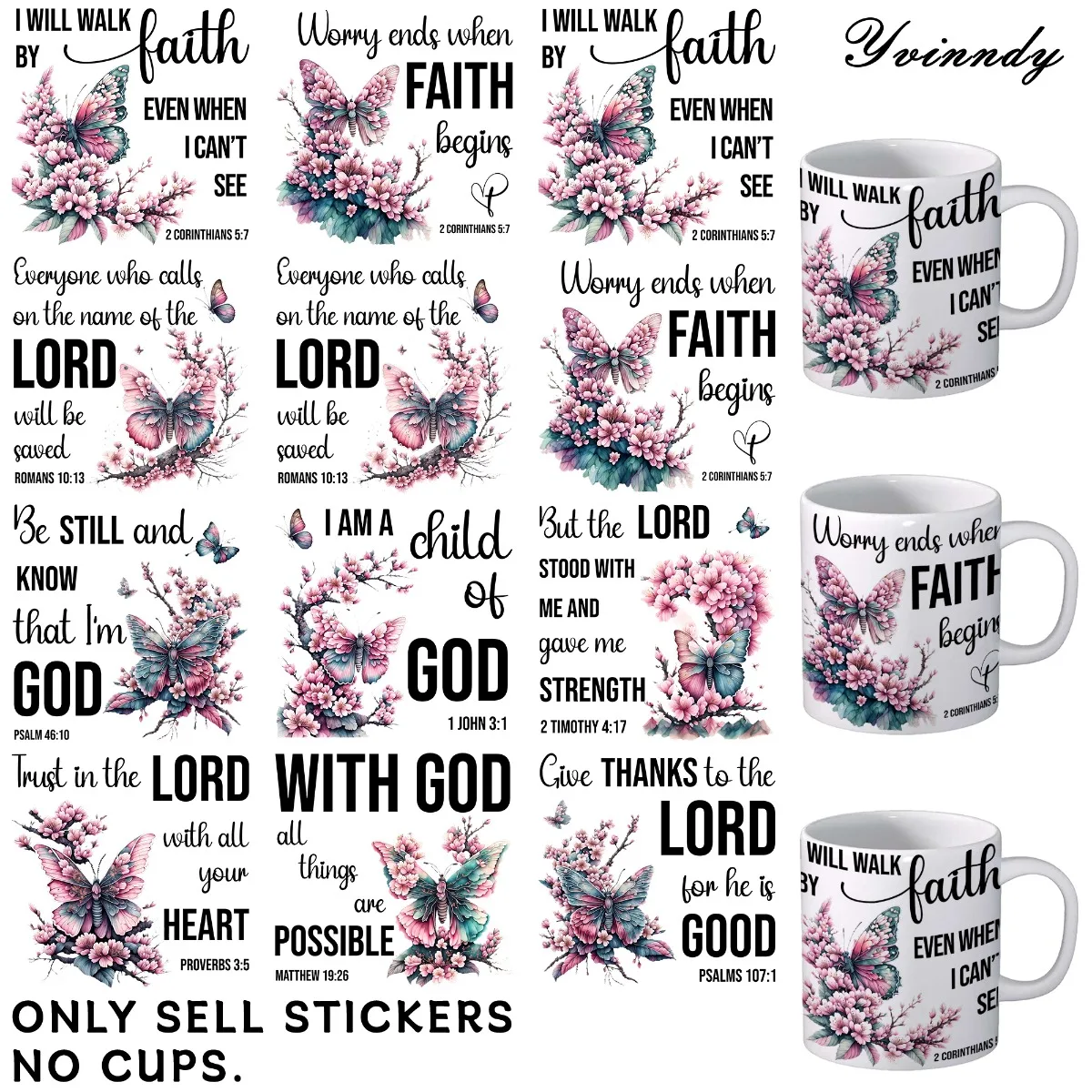 12Pcs/Set Of Uv Dtf…