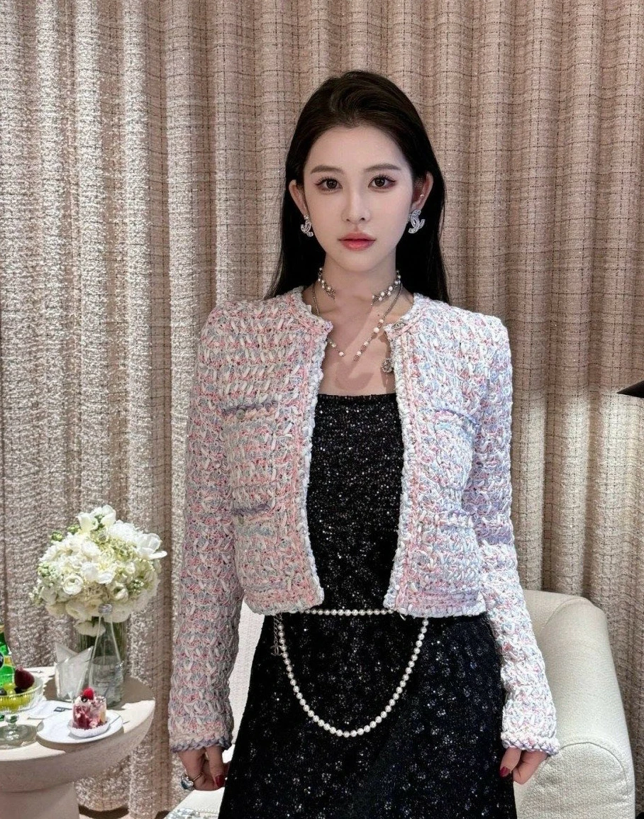 

South Oil High-Defn 25P Heavy-Weight New Sle Sequin Weave или Jaet для женщин, прямая трубка для поездок на работу