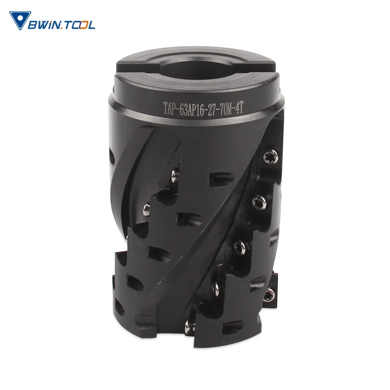 

BWIN OEM Manufacture Wholesale Price TAP-63AP16-27-70M-4F Tungsten Carbide Flat Face Milling Cutter