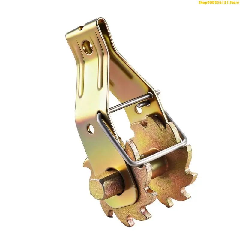 Wire Tightener Hardware with Steel Body and Gear Form for Fence Line Adjustment, Wire Fixing and Repair Use Home G92C