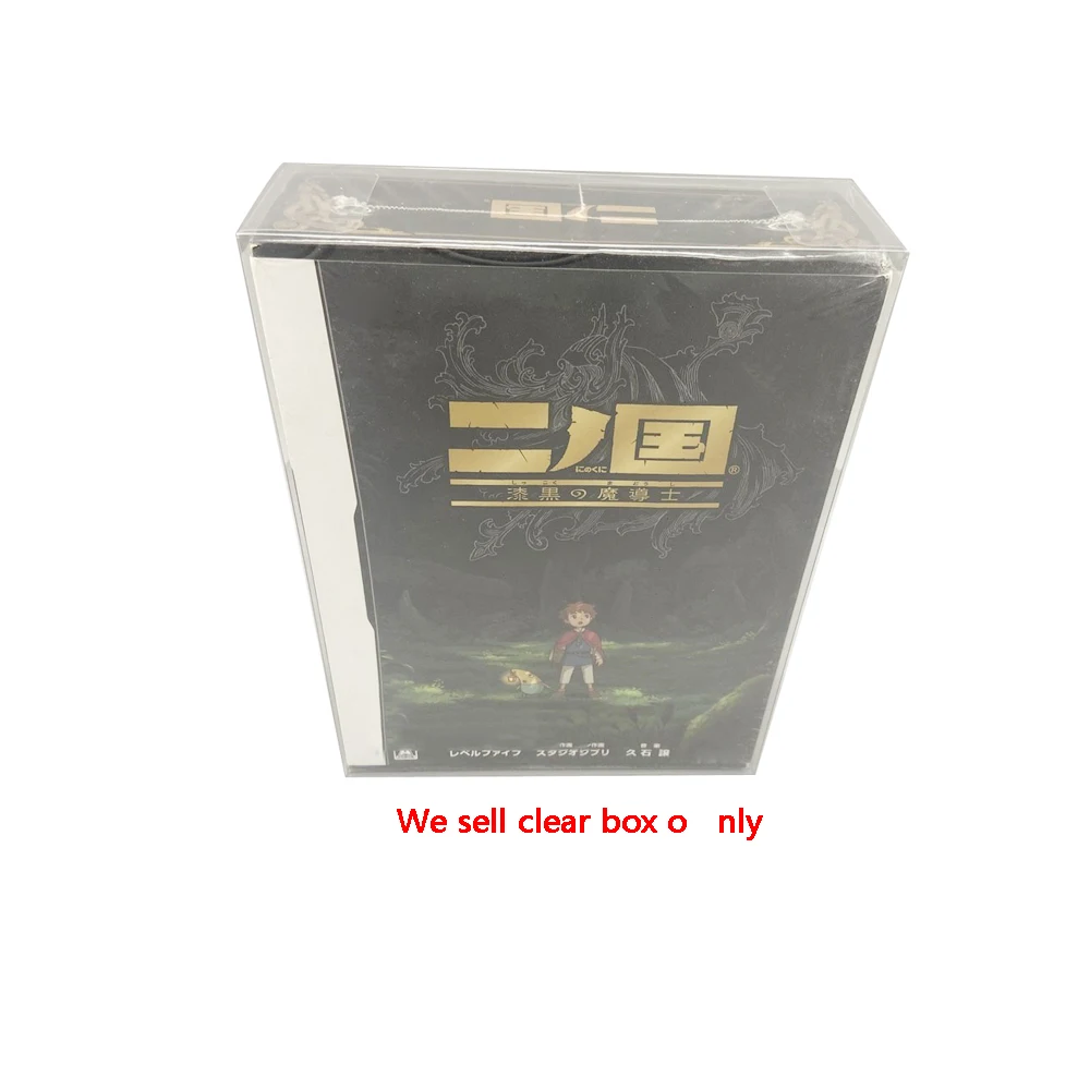 Clear Transparent protective PET cover  For NDS  Limited Edition collection display storage case Protection  box