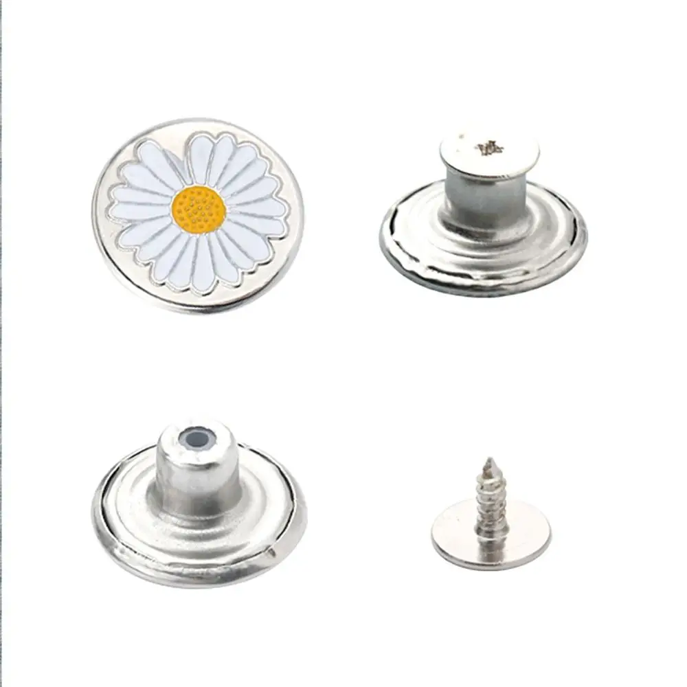 10 Stück/Packung Jeansknöpfe mit Schraubendreher, Nähzubehör für Kleidung und Hosen, Taillenverschluss 17mm, Nagelfreie Taillenverlängerungsknöpfe – Detail 12
