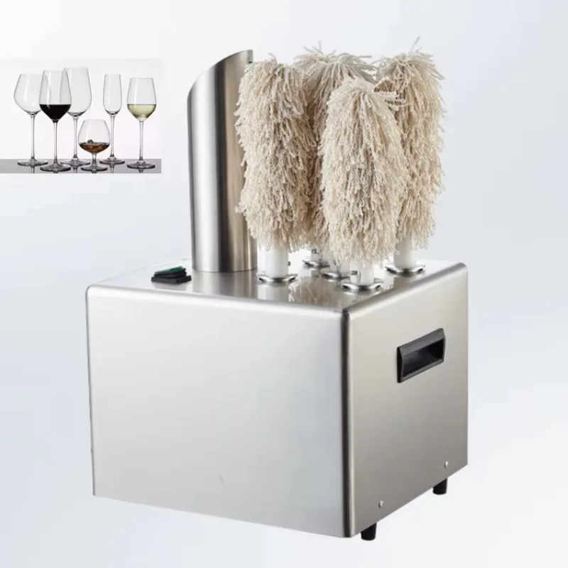 

【Best-Selling】5 Heads Commercial Glassware Dryer Polishing Wine Glass Cup Polisher