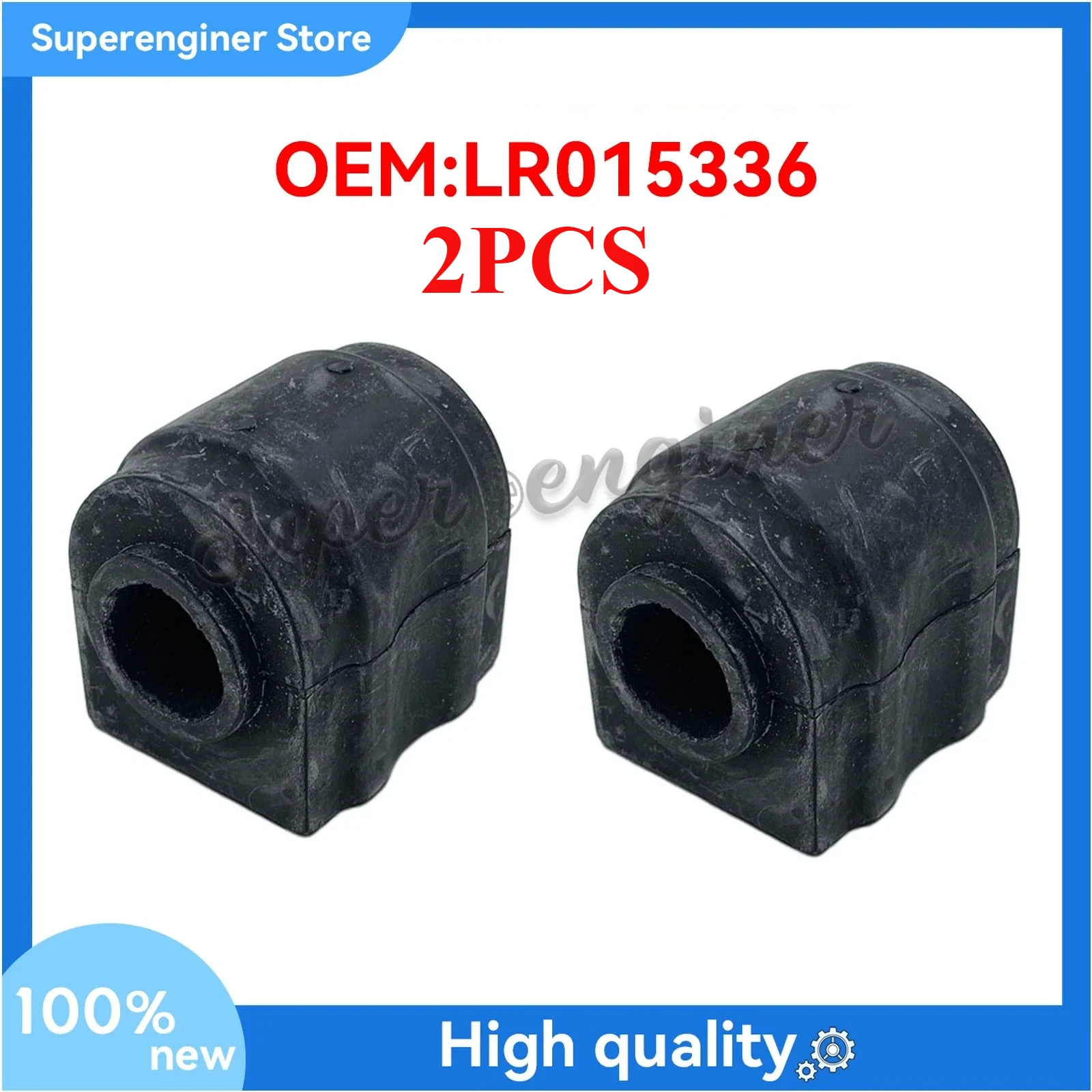

2PCS REAR Stabilizer Sway Bar Bushings Set LR015336 NEW For 05-16 Land Rover LR3 LR4