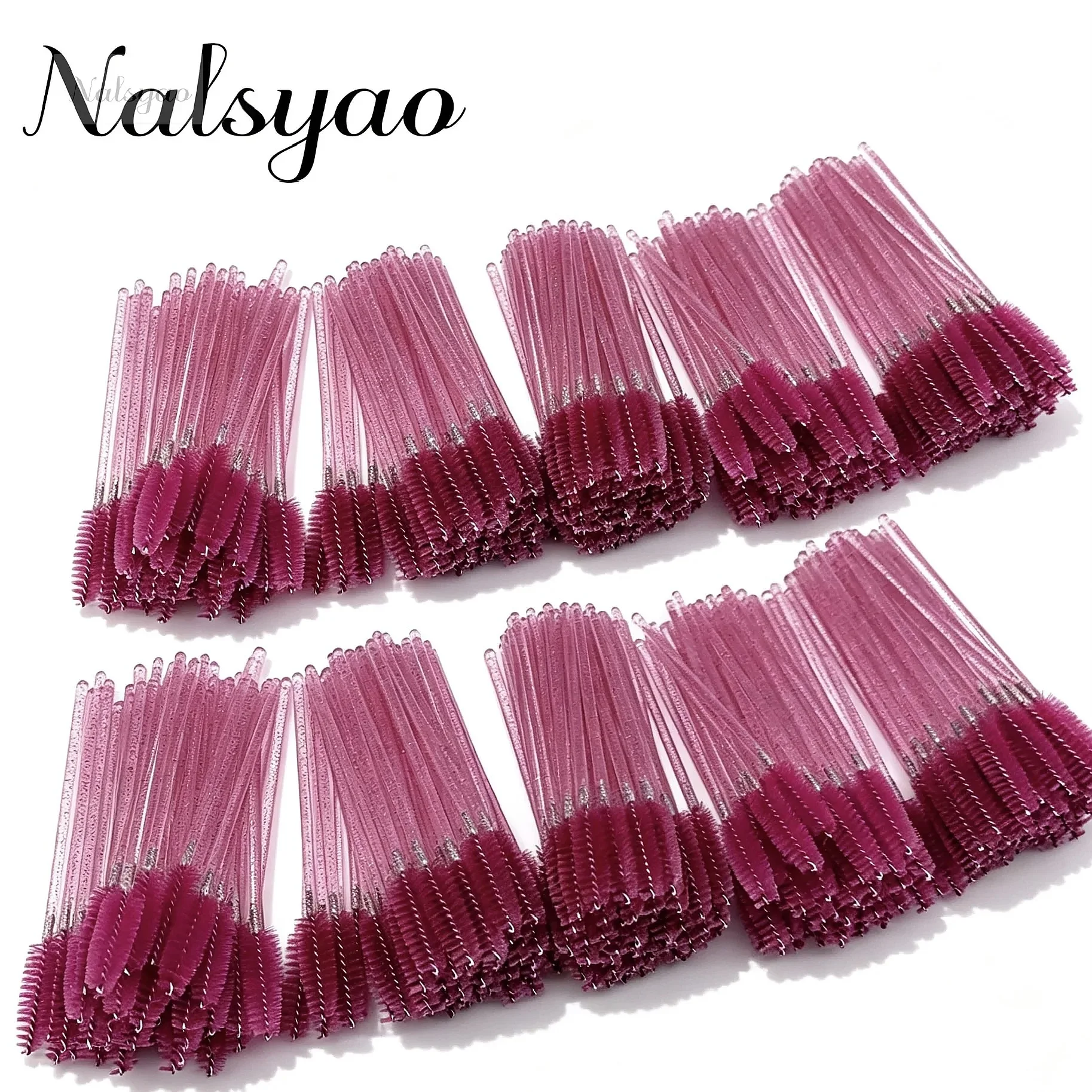 For Eyebrow Eye Lash Extension Colorful Wholesale 1000 Disposable Mascara Wands Eyelash Brush Spoolies