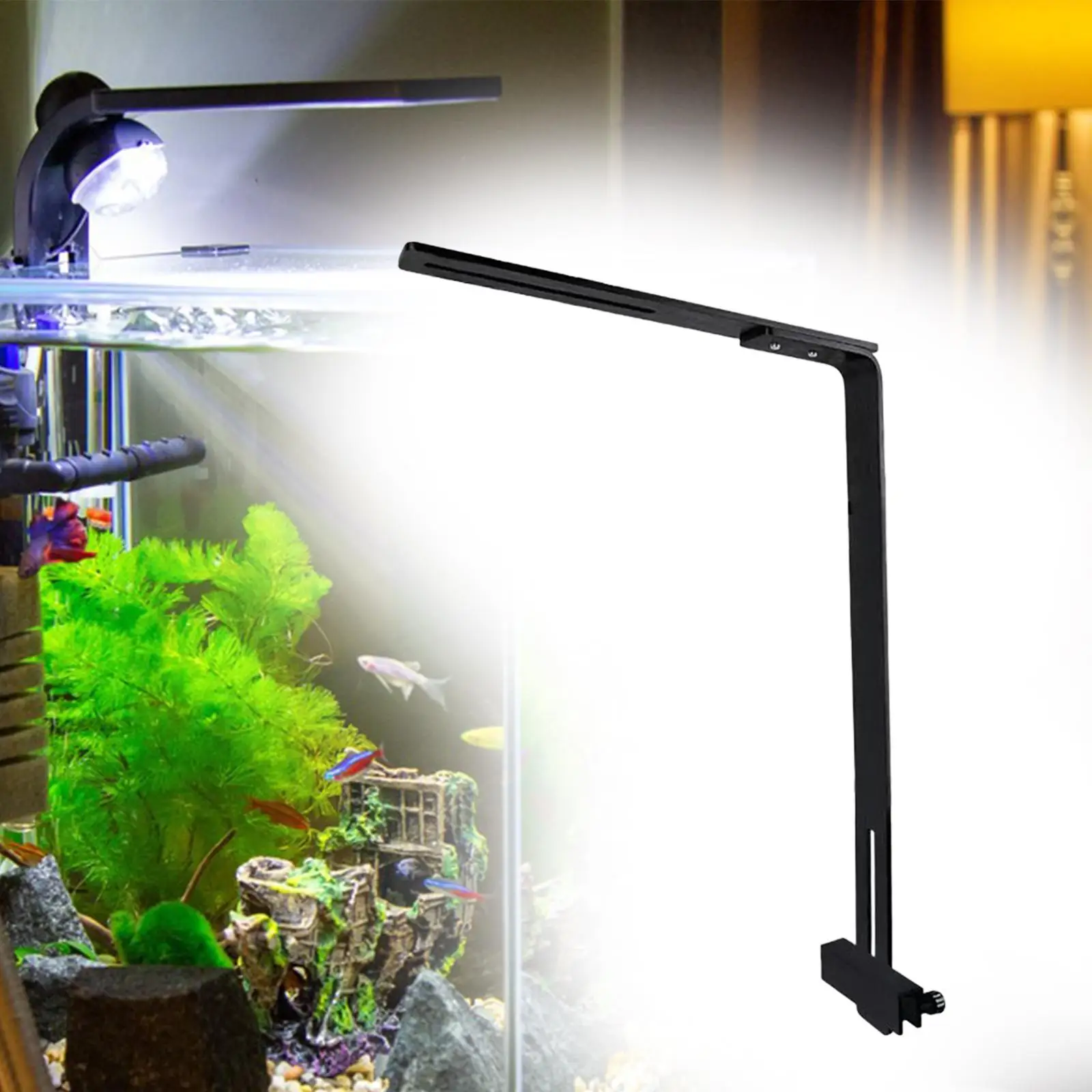 Base de lámpara de aluminio para acuario – Soporte decorativo para pecera - imagen 4