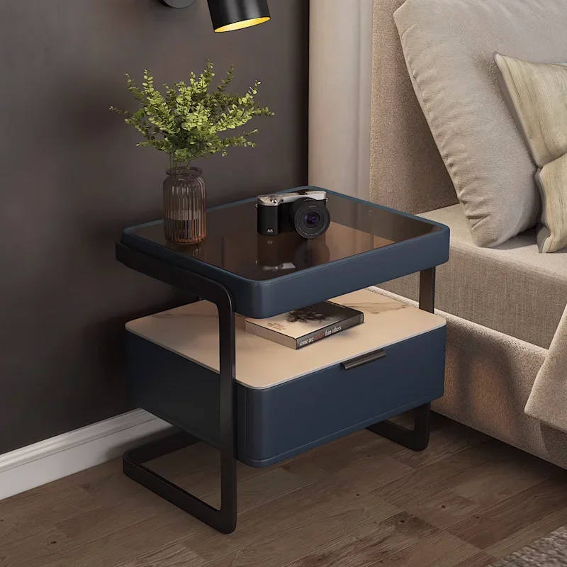 Multifunctional Modern Nightstands Pretty Simple Center Design Hanging Nightstands Storage Italian Table De Chevet Furnitures