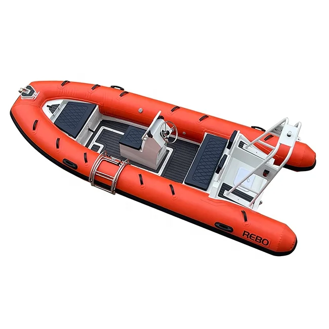 16ft RIB 480 Semi-Rigid Aluminum Hull PVC/Hypalon Inflatable Boats For Sale