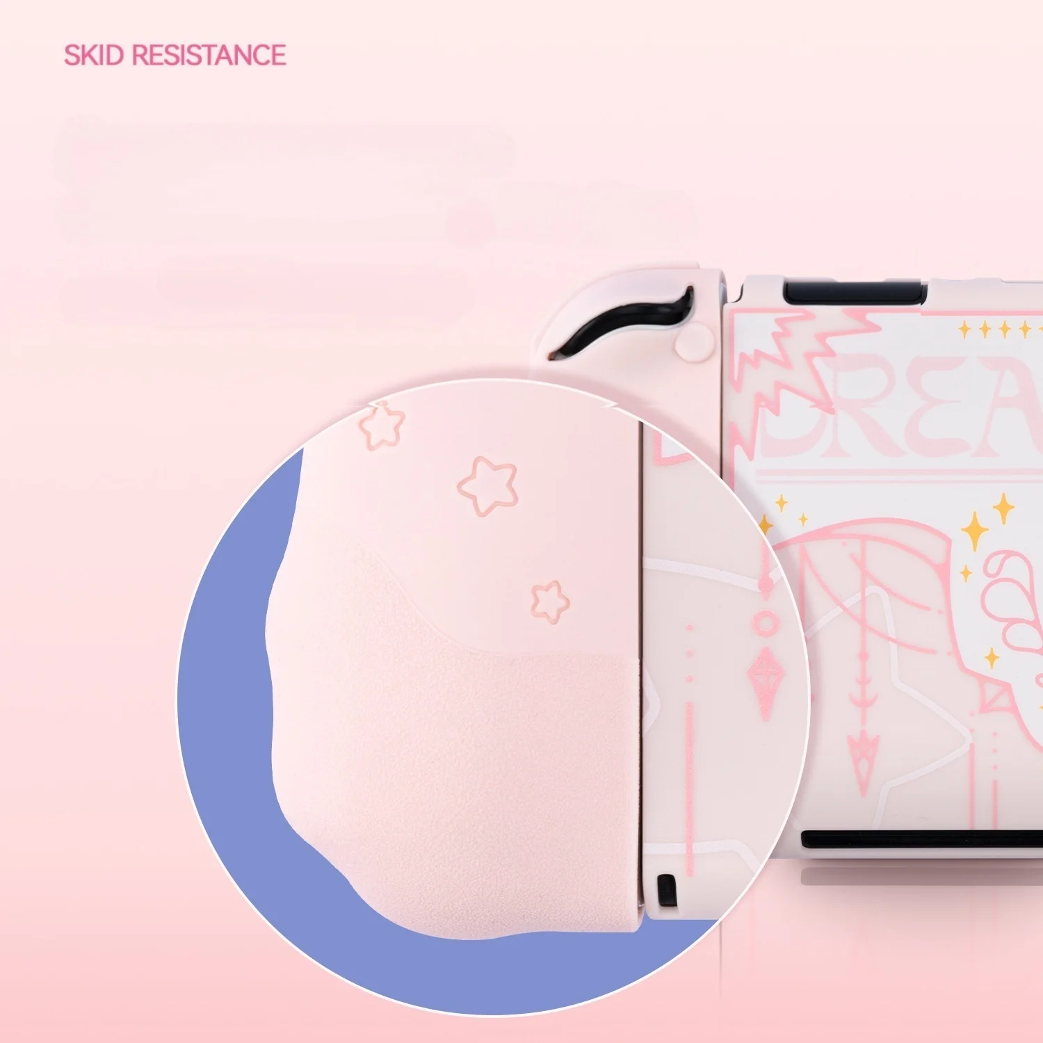 Etui ochronne GeekShare dla Nintendo Switch OLED NS etui ochronne różowe Kawaii akcesoria do gier dla NS i Ored