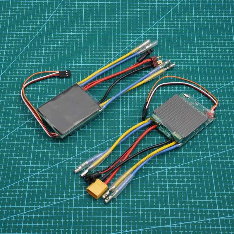 1PC 2-4S 40A Dual-Channel Bidirectional Brushed ESC for Differential Drive Boats RC Model Dual Motor Electronic Speed Controller