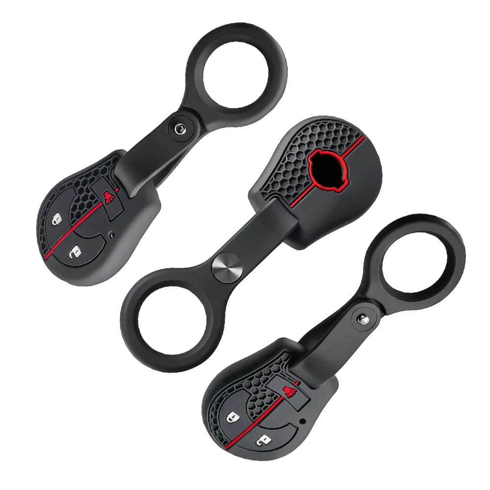 Funda protectora para llave de coche de 3 botones para NISSAN Juke March Qashqai Sunny Sylphy Tiida X-Trail