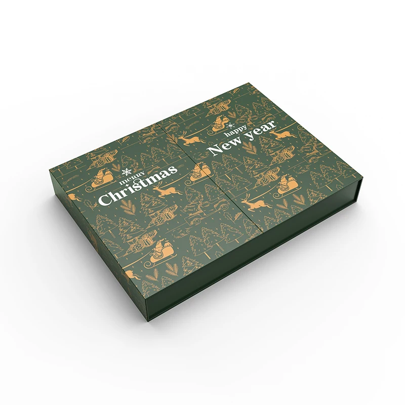 Customized queryMagnetic Cardboard Box with 24 Drawers for With Small Gift Calendar Packaging Gift Boxes for Christmas With SABE