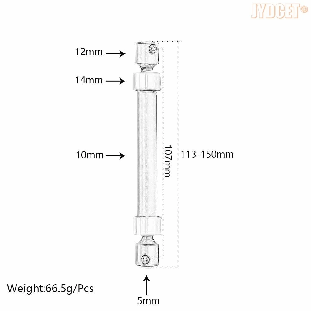 #LOS232005 Harden Steel Rear Driveshaft Drive CVD for RC 1/10 Team Losi Baja Rock Rey