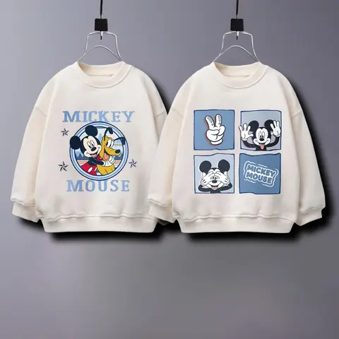 Trendy Design Kids Clothes Long Sleeve Tops Hoodie For Baby Boy Autumn Clothing Disney Cartoon Fashion Children's Sweatshirt