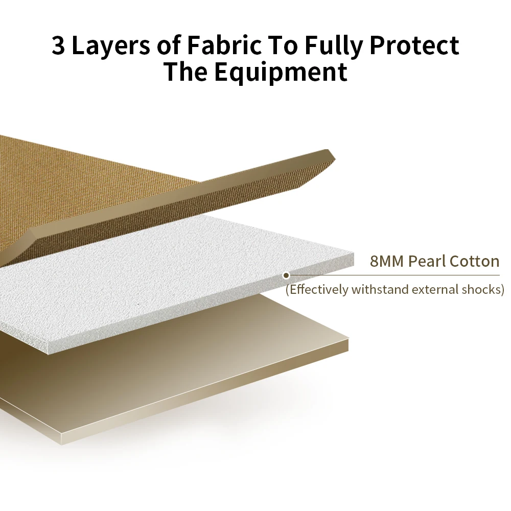 51 Inch Soft Thickened Padded Hunting Storage Bag - Portable Handle Outdoor Protection Gear