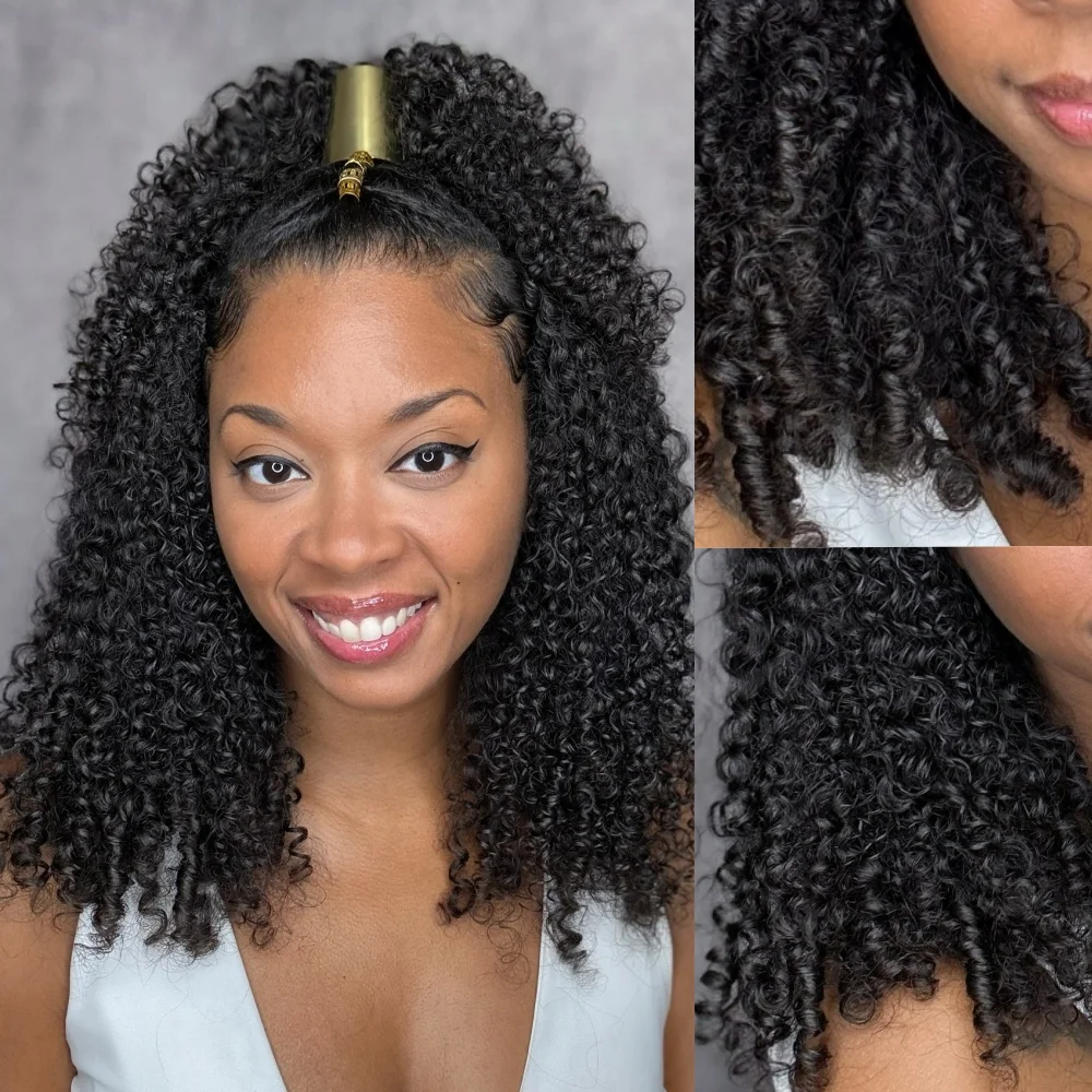 

Millionaire Queen Burmese Pixie Curly Human Hair Bundles 100% Human Hair Raw Virgin Hair Weave Extensions Bouncy Curly For Women