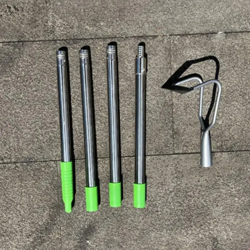 Stainless Steel Yard Tool Garden Hoe With Adjustable Poles Professional Removal Shovel For Outdoor Gardening