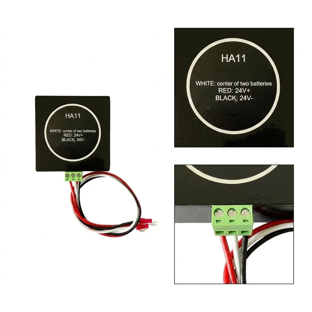 24V Wireless For Battery For Equalizer for 12V For Battery Pairs Monitoring IP67 Dustproof Waterproof 66x66x23mm