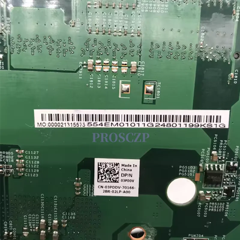 

CN-03PDDV 03PDDV 3PDDV Mainboard For Dell Inspiron M5030 Laptop Motherboard Pavilion 48.4EM18.011 DDR3 100% Fully Tested Good