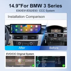 For BMW E90 E92 3 series CarPlay Radio CIC CCC14.9