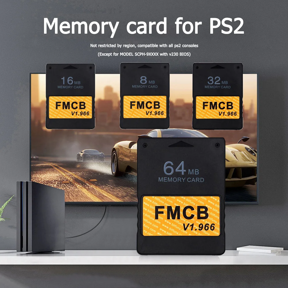 SATA Interface Network Card Adapter w/Free McBoot V1.966 FMCB Memory Card for PS2 Console SATA Interface HDD for PS2